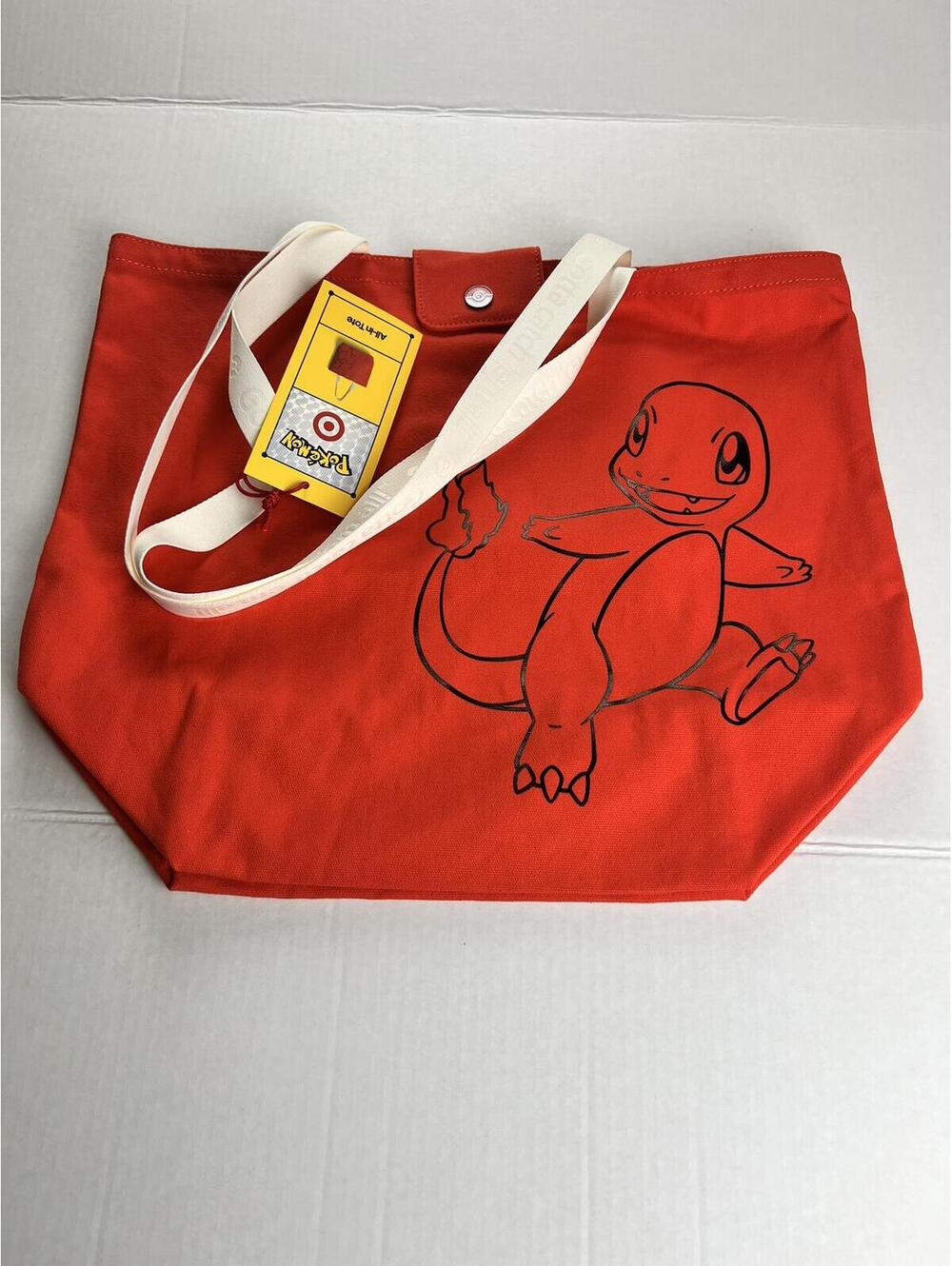 Pokémon x Target 30th Anniv Reusable All-In Tote, RED - Charmander Limited NWT